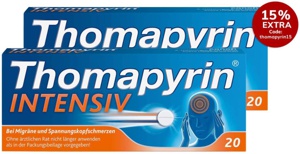 Thomapyrin Intensiv 2 x 20 Tabletten - Bei leichten bis mäßig starken Schmerzen Produktbild