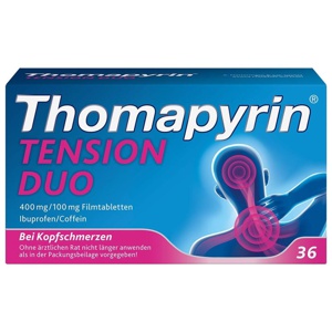 THOMAPYRIN TENSION DUO Kopfschmerztabletten Produktbild
