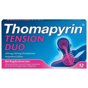 THOMAPYRIN TENSION DUO Kopfschmerztabletten Produktbild