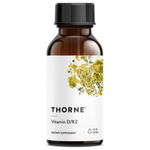 Vitamin D/K2 500 IU/100 mcg 30 ml Thorne produkt bild