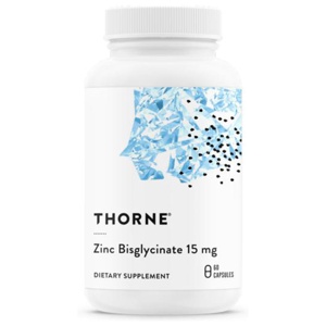 Thorne Zinc Bisglycinate 15 mg 60 kapslar produkt bild