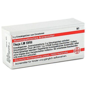 THUJA LM XVIII Globuli Produktbild