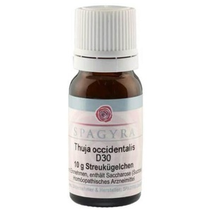 THUJA OCCIDENTALIS D 30 Globuli Produktbild