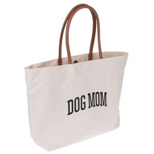TIAKI Canvas-Einkaufstasche „Dog Mom“ Produktbild