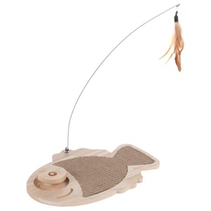 TIAKI Holzfisch zum Kratzen & Spielen Produktbild