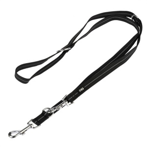 TIAKI Hundeleine Reflective Rubber, schwarz Produktbild