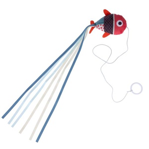 TIAKI Katzenangel Fisch mit Fingerring Produktbild