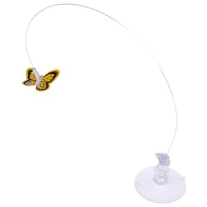 TIAKI Katzenspielzeug Schmetterling mit Saugnapf Produktbild