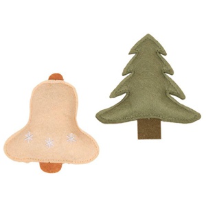 TIAKI Katzenspielzeugset Weihnachtsbaum & Glöckchen Produktbild