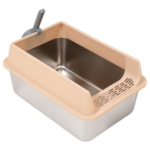TIAKI Katzentoilette aus rostfreiem Stahl Produktbild