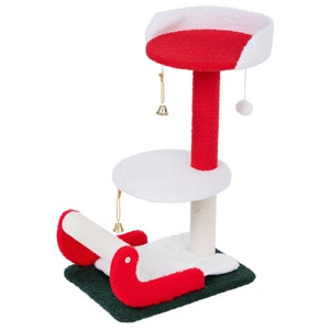 TIAKI Kratzbaum Weihnachtsschlitten Produktbild