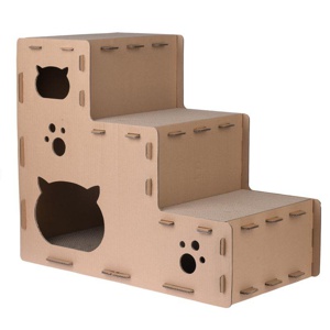 TIAKI Kratztreppe Puzzle für Katzen Produktbild