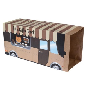 TIAKI Papiertunnel Coffee Truck für Katzen Produktbild