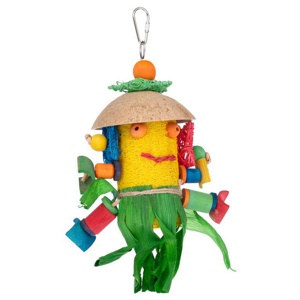 TIAKI Vogelspielzeug Luffa-Männchen Produktbild