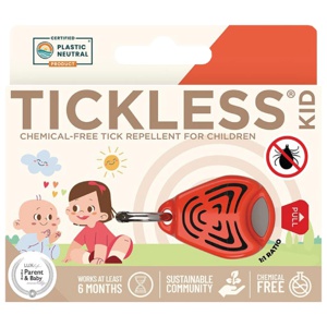 Tickless Kid elektronisk flåttjager, Rød, 1 stk. produktbilde