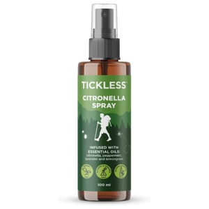 Tickless puugi- ja kirbuvastane sprei citronella inimestele 100 ml toote pilt