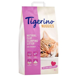 Tigerino Nuggies Katzenstreu - Babypuderduft Produktbild