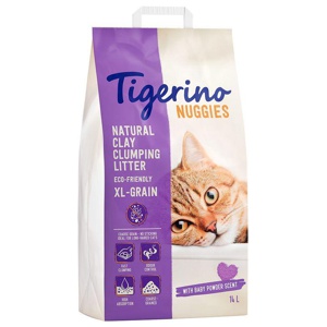 Tigerino Nuggies XL-Grain Katzenstreu - Babypuderduft Produktbild
