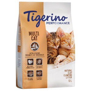 Tigerino Performance Multi Cat Katzenstreu - Babypuderduft Produktbild