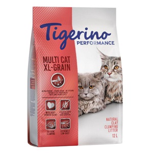 Tigerino Performance Multi Cat XL-Grain Katzenstreu - Babypuderduft Produktbild