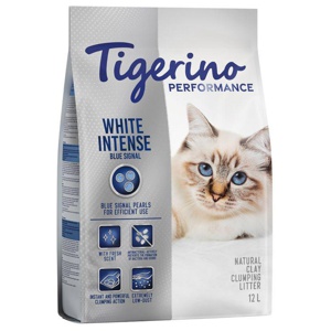 Tigerino Performance White Intense Blue Signal Katzenstreu – Frischeduft Produktbild