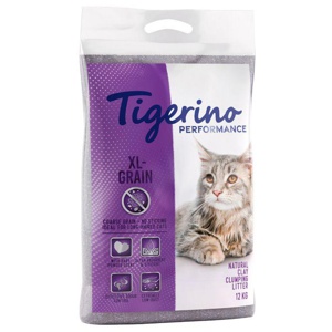 Tigerino Performance XL-Grain Katzenstreu - Babypuderduft Produktbild