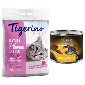 Tigerino Premium Katzenstreu 2 x 12 kg - Sparpaket Produktbild