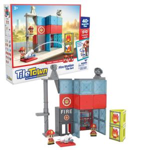 Tile Town Brandstation Magnetiskt Byggset 46 delar produkt bild