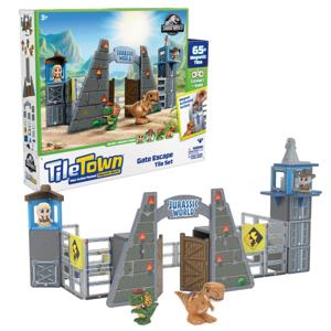 Tile Town Jurassic World Park Magnetiskt byggset 70 delar produkt bild