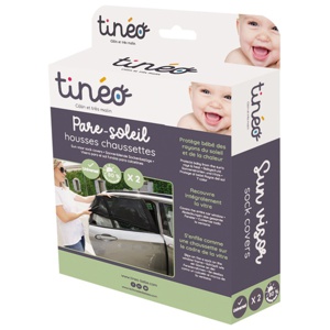 Tinéo Solskydd - Dra-på för Bilruta (2 st) produkt bild