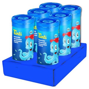 Tinti Badfärg Blå Tub Tabletter/Rör 10 st produkt bild