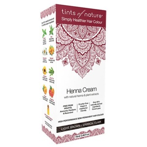 Tints of nature Henna Hårfarve Creme   Light Brown produktbillede