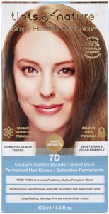 Tints of Nature Hårfarve 7D Medium Golden - 120 ml. produktbillede