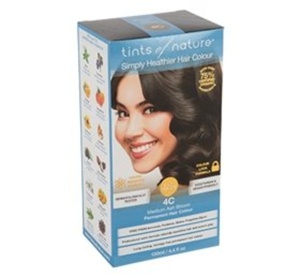 Tints of Nature Hårfarve 4C Medium Ash • 130 ml produktbillede