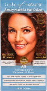 Tints of Nature Hårfarve 5R Rich Copper Brownbrown 130 ml produktbillede
