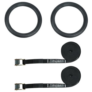 Gym Rings Romerska Ringar Svart produkt bild