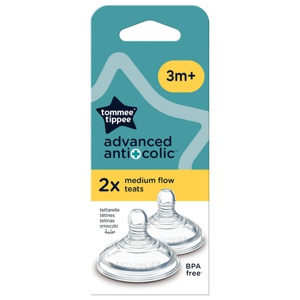 Tommee Tippee Advanced Antikolik Dinapp Medium Flöde 2-pack produkt bild