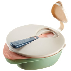Tommee Tippee Easy Scoop Bowl Lid & Spoon 4 stk produktbillede
