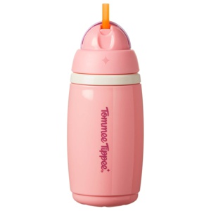 Tommee Tippee Isolerad Mugg med Sugrör Rosa 12m+ 266 ml produkt bild
