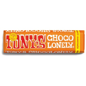 Tony's Chocolonely Milk Chocolate Caramel Sea Salt 47 g produkt bild