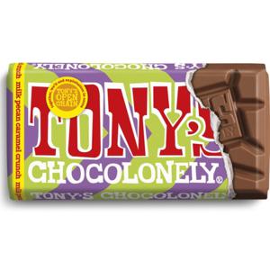 Tony's Chocolonely Milk Chocolate Crunch Pecan Caramel 90 g produkt bild