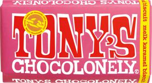 Tony's Chocolonely Tony´s Chocolonely Mjölkchoklad Caramel Biscuit 180 g produkt bild