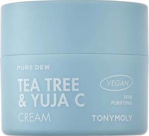 TONYMOLY Pure Dew Tea Tree & Yuja C Purifying Cream 50 ml produkt bild