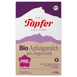 Töpfer BIO Anfangsmilch aus Ziegenmilch 400 g Pulver Produktbild