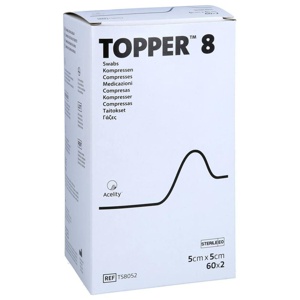 TOPPER 8 Kompr.5x5 cm steril Produktbild
