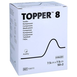 TOPPER 8 Kompr.7,5x7,5 cm steril Produktbild