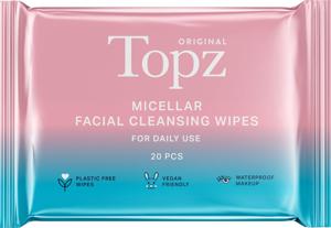 Topz Daily Cleansing Wipes Micellar 20 st produkt bild