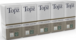 Topz Premium Pocket Tissues 10x10-pack produktbilde