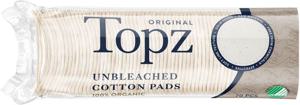Topz Unbleached Cotton Pads Bomullsrondeller 70 st produkt bild