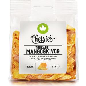 Torkade Mangoskivor 135 g produkt bild